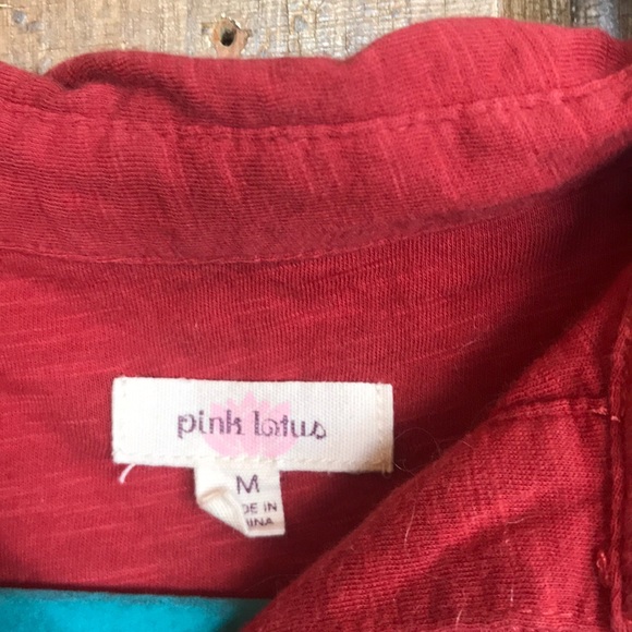 Athleta ombré button-down shirt by Pink Lotus - Picture 3 of 4